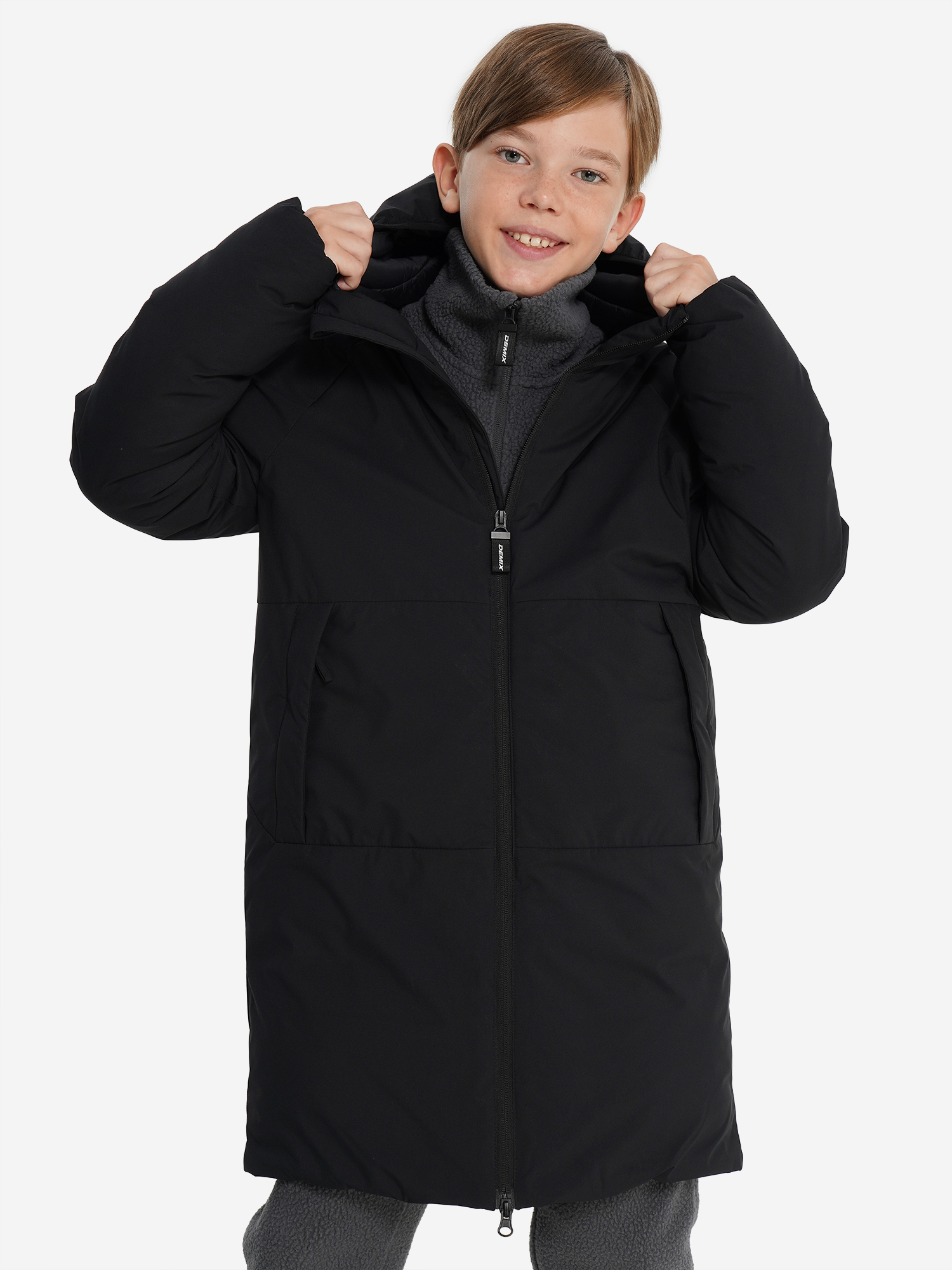 Пуховик для мальчиков, Черный 
Пуховик для мальчиков, Черный