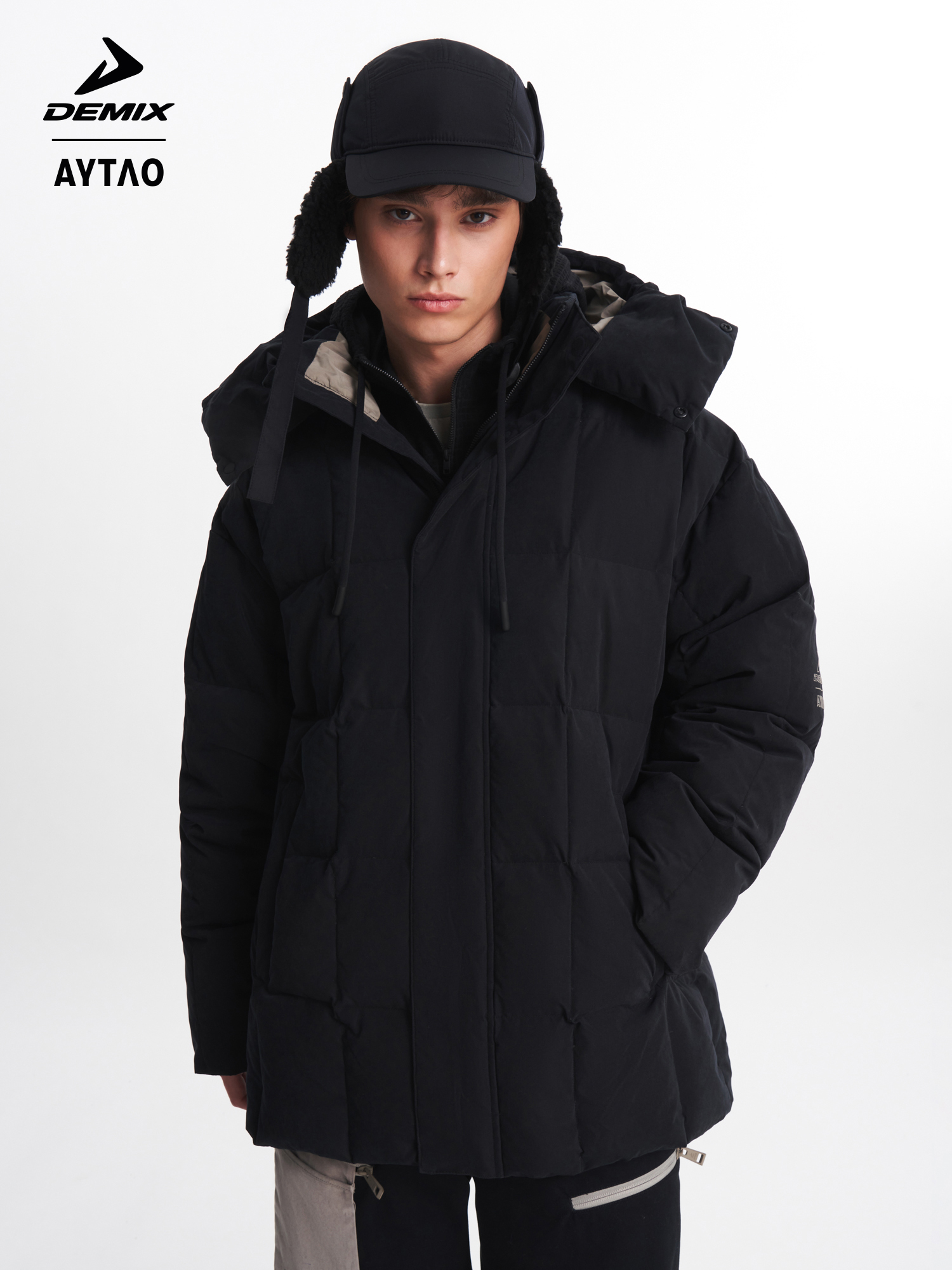 

Пуховик мужской оверсайз Demix x AYTΛO, Черный
