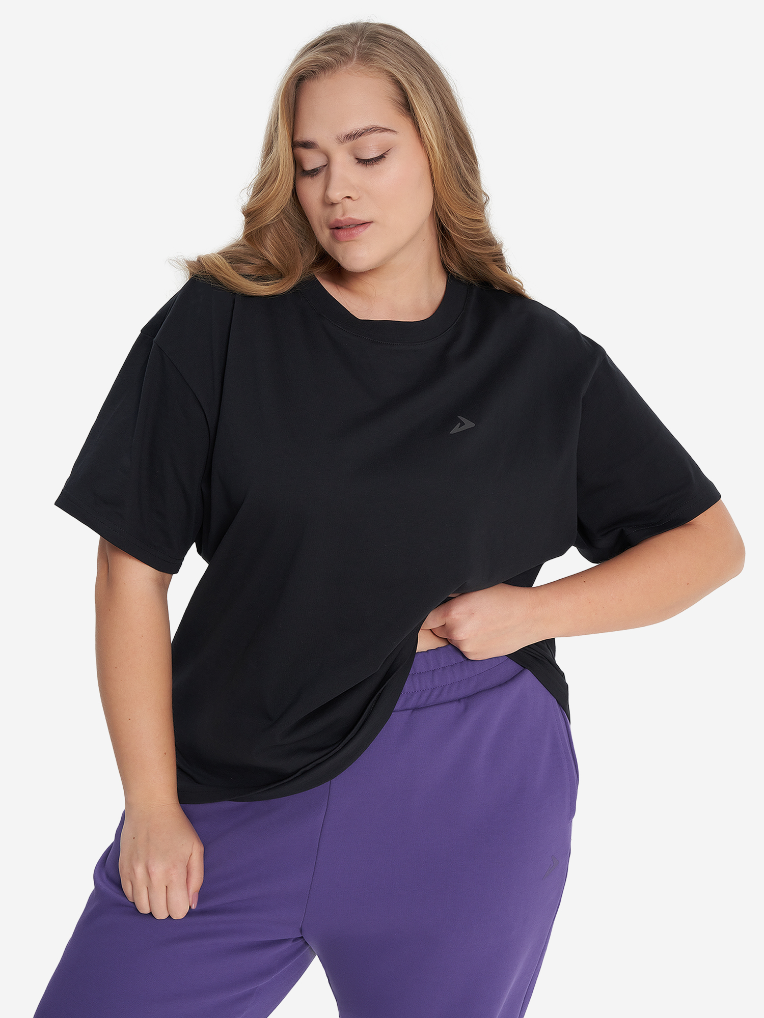 

Футболка женская Plus Size, Черный