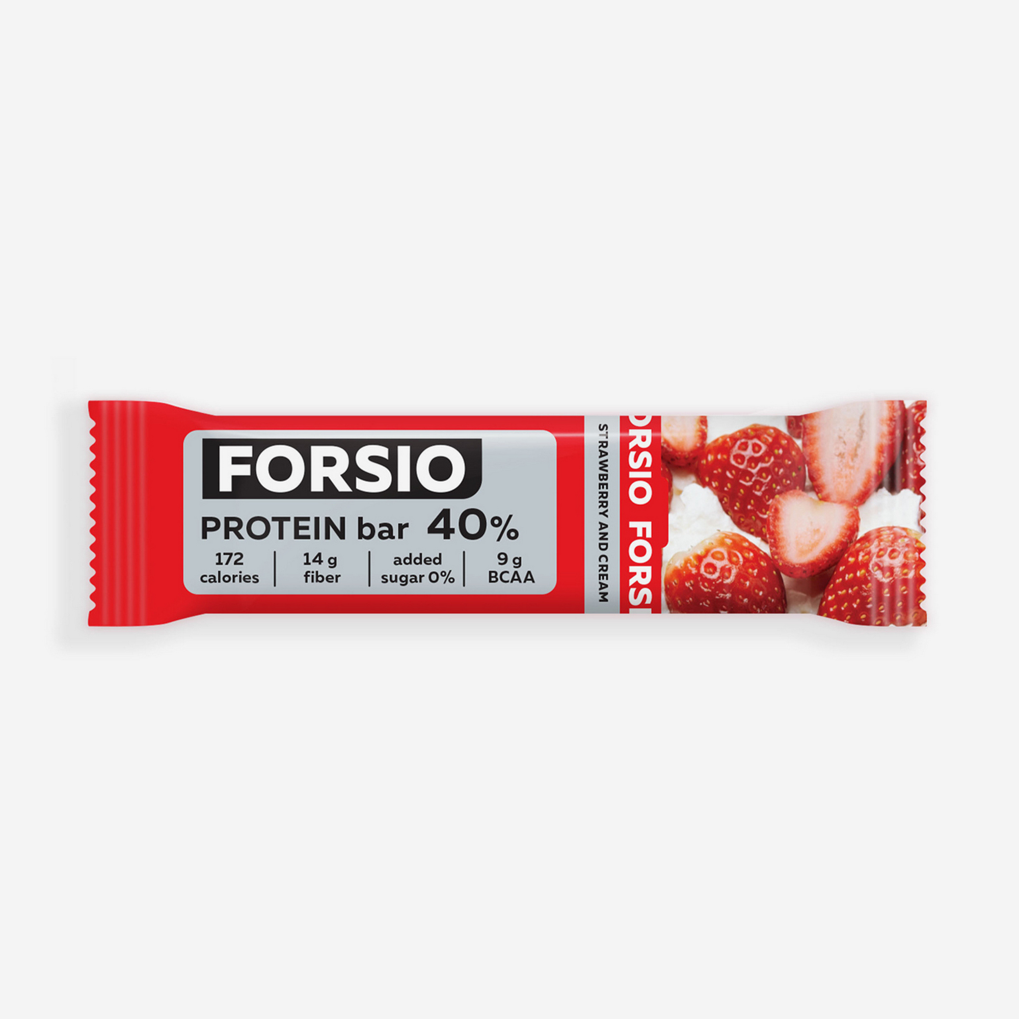 

Протеиновый батончик Forsio ''Клубника со сливками'' 50 г