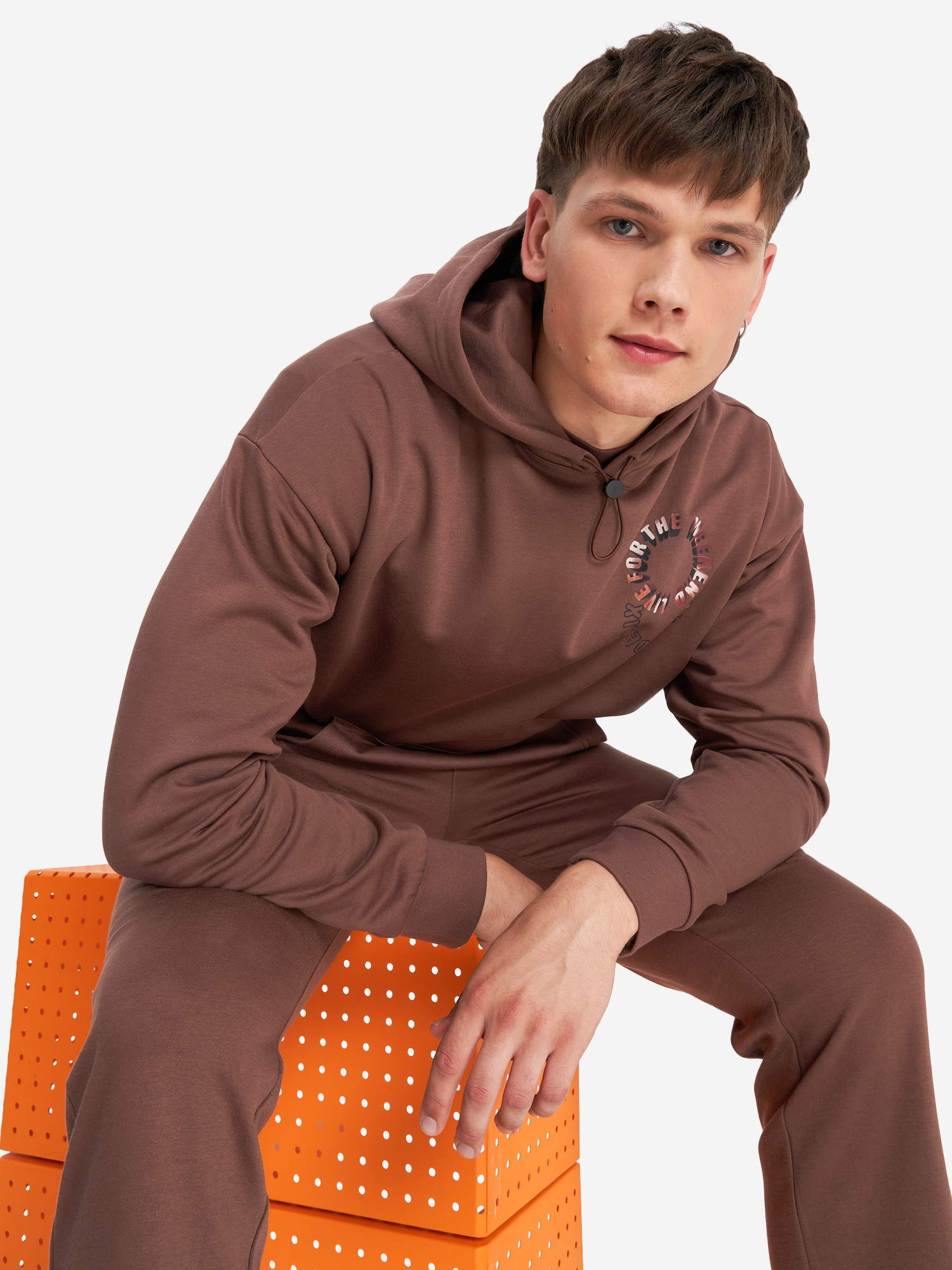 

Худи мужская, Коричневый