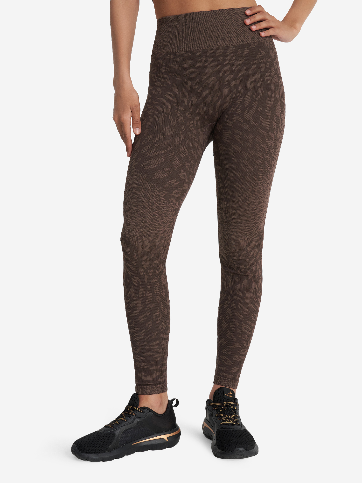 

Легинсы женские Highflow Seamless, Коричневый