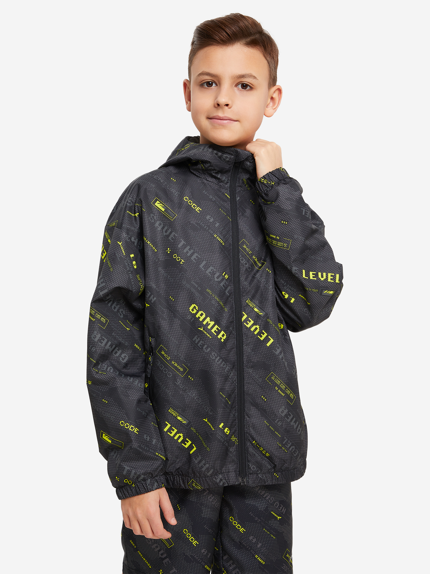 

Ветровка для мальчиков, Черный