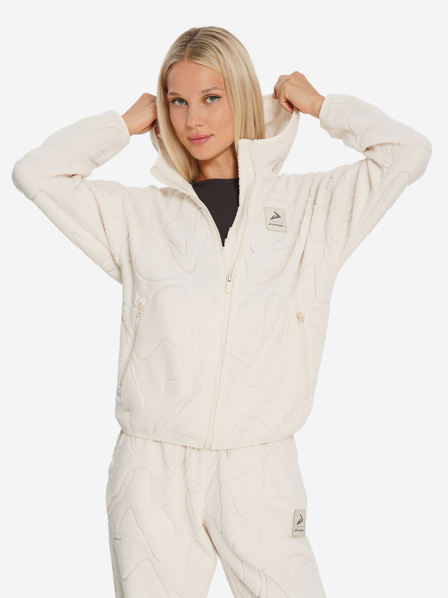 

Джемпер флисовый женский, Бежевый