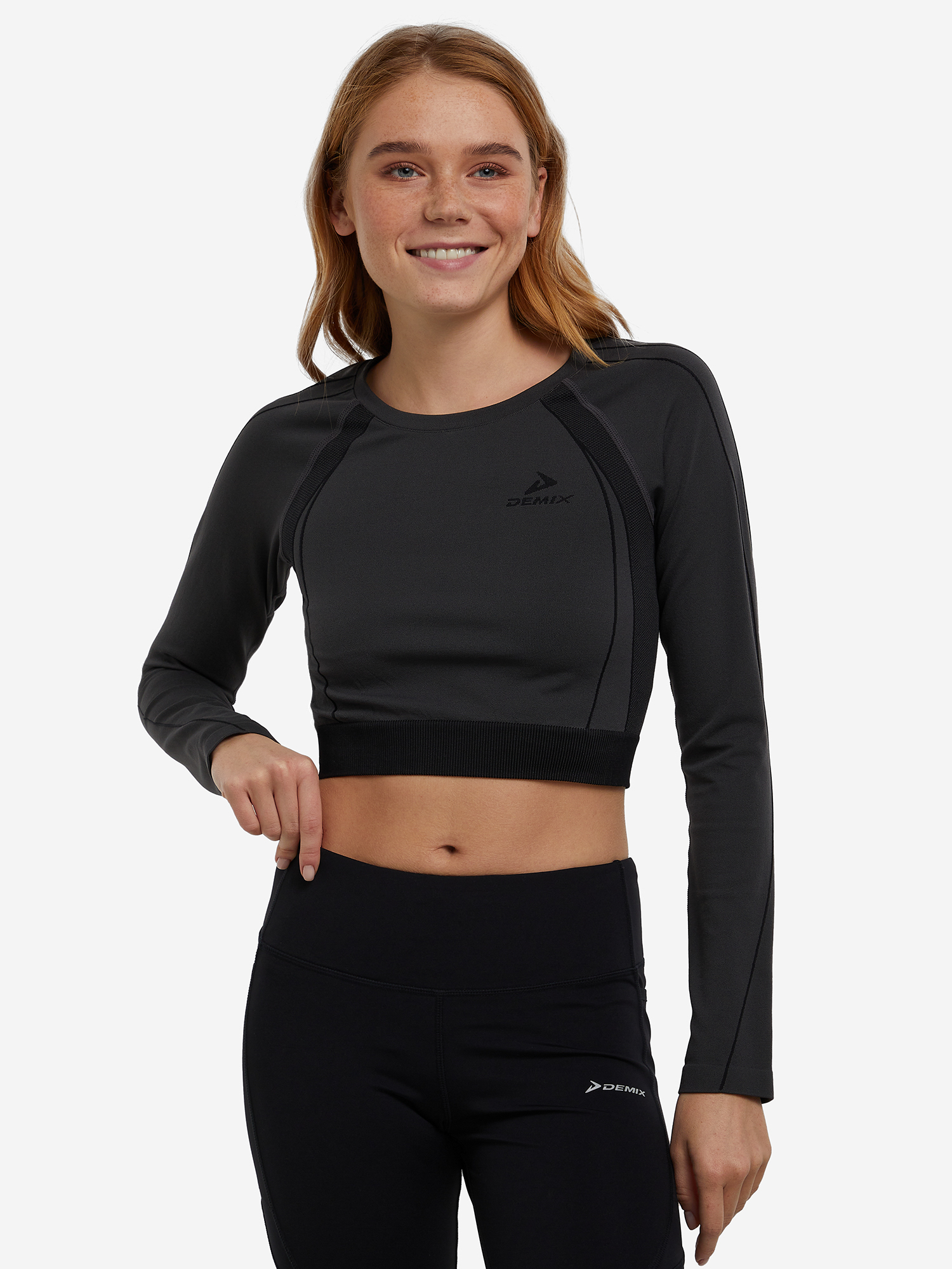 

Лонгслив женский, Черный