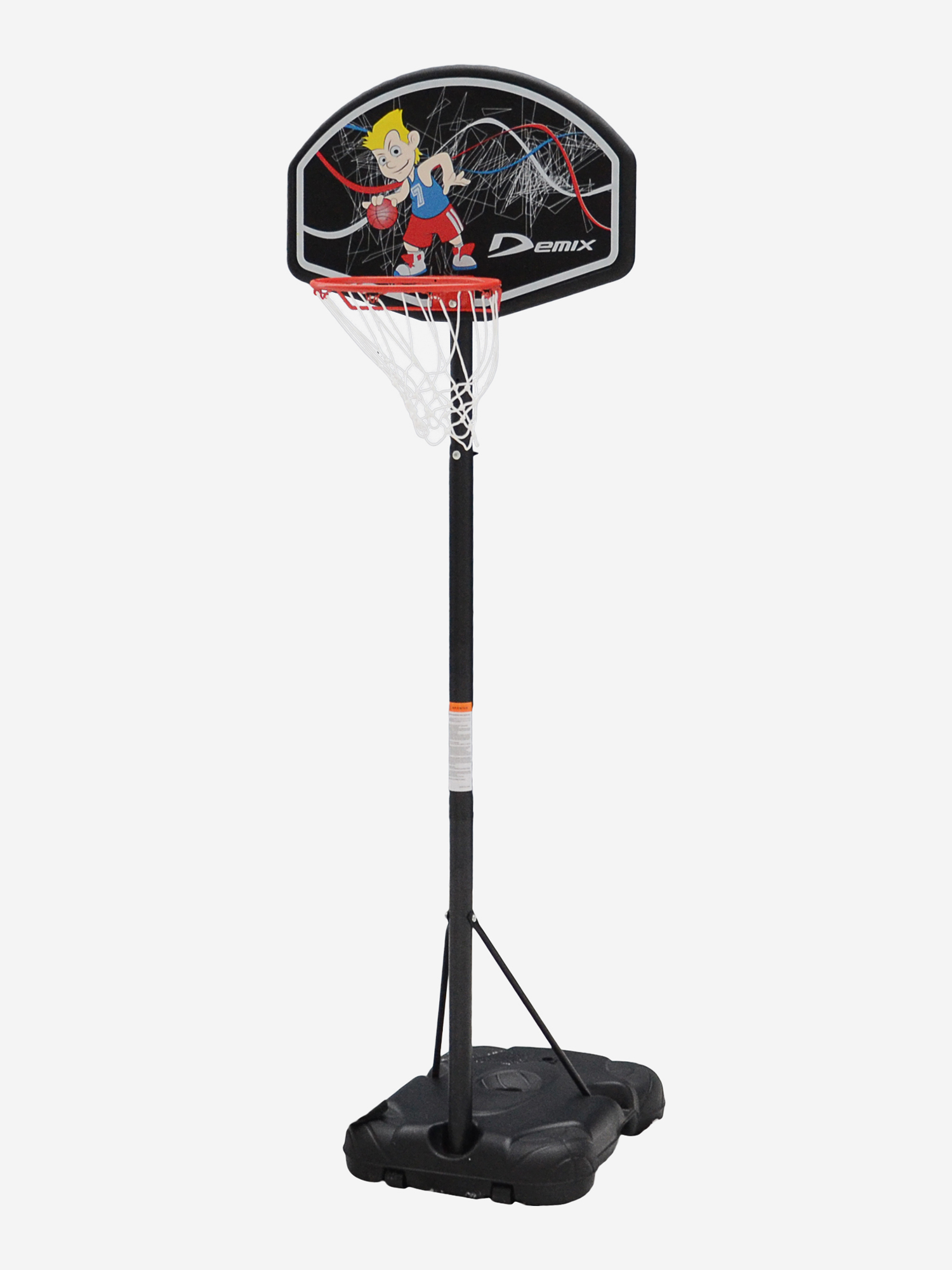 

Мобильная баскетбольная стойка детская, Черный