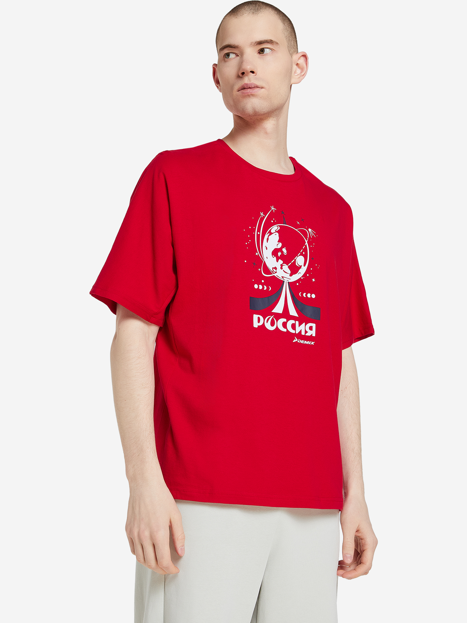 

Футболка мужская Russian team, Красный