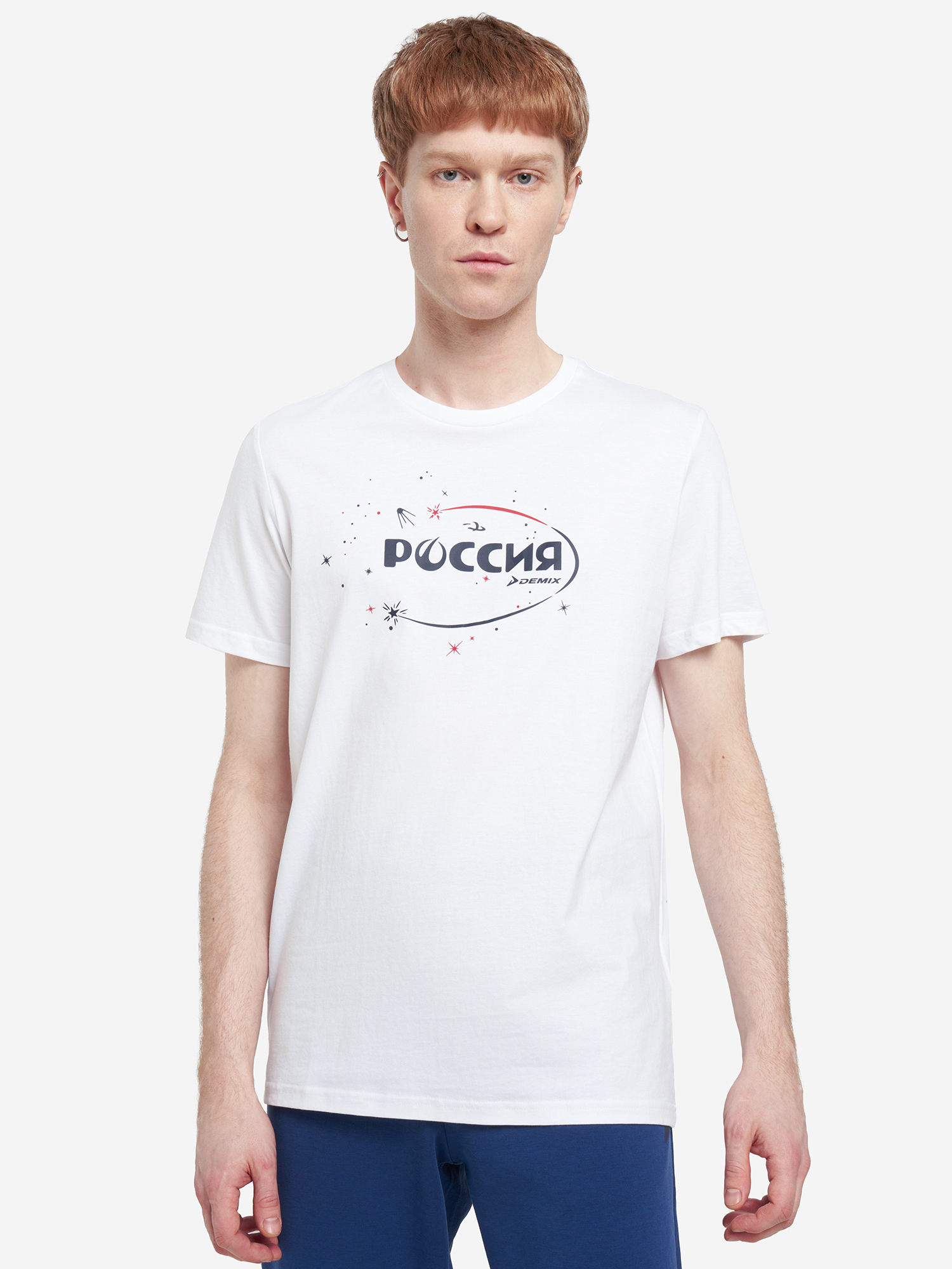 

Футболка мужская Russian team, Белый