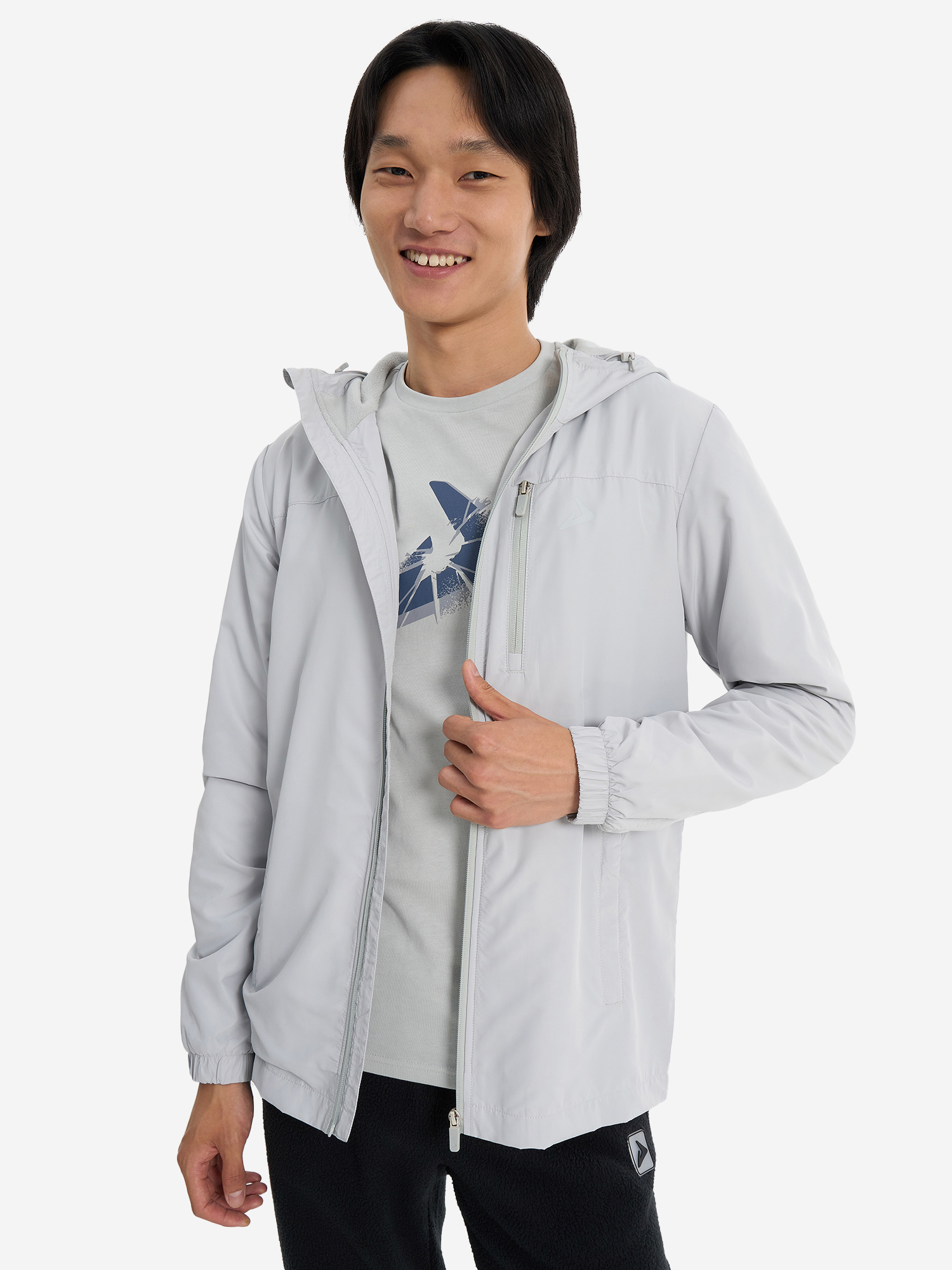 

Легкая куртка мужская, Серый