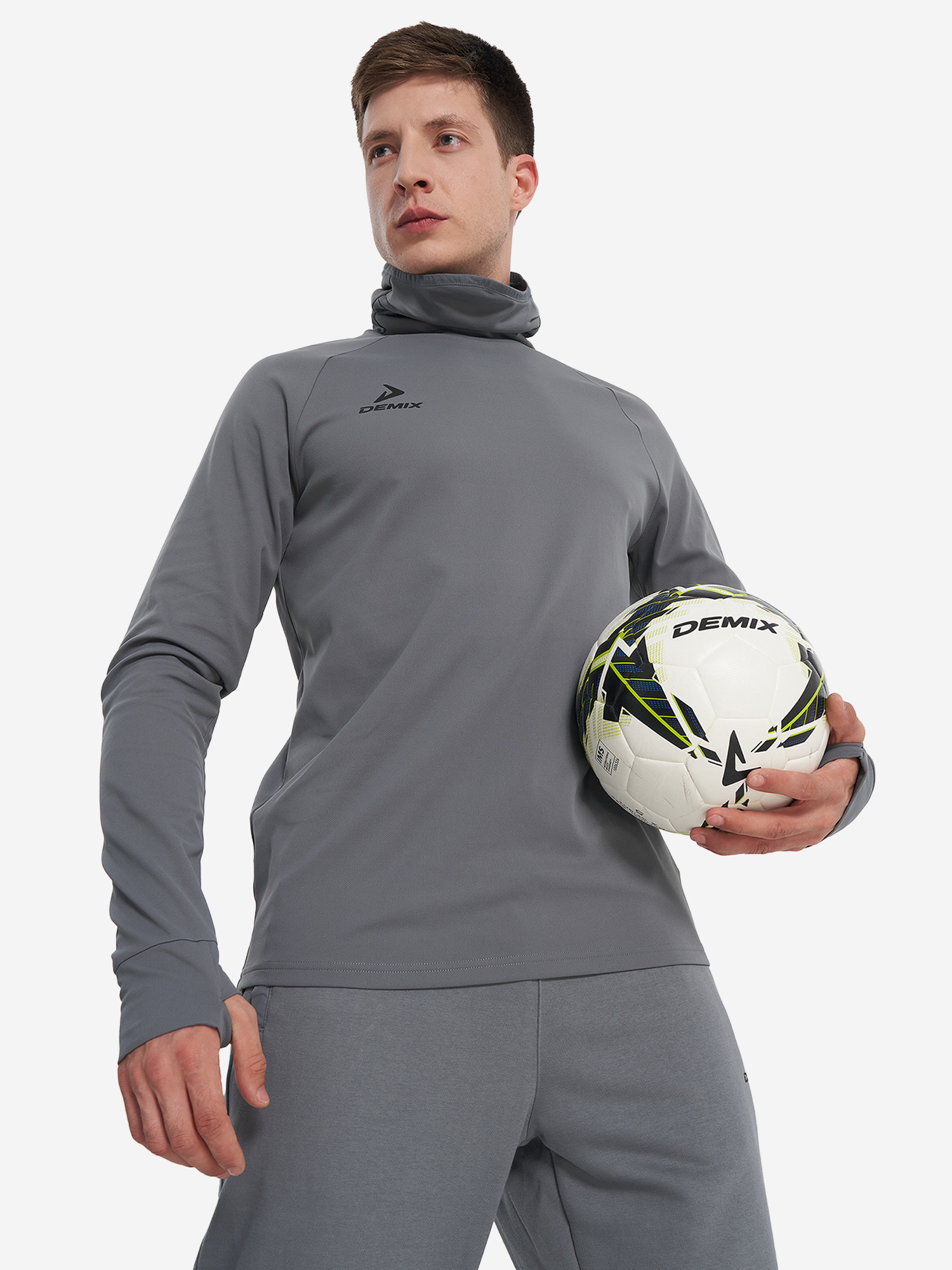 

Джемпер тренировочный мужской Demix Playmaker, Серый