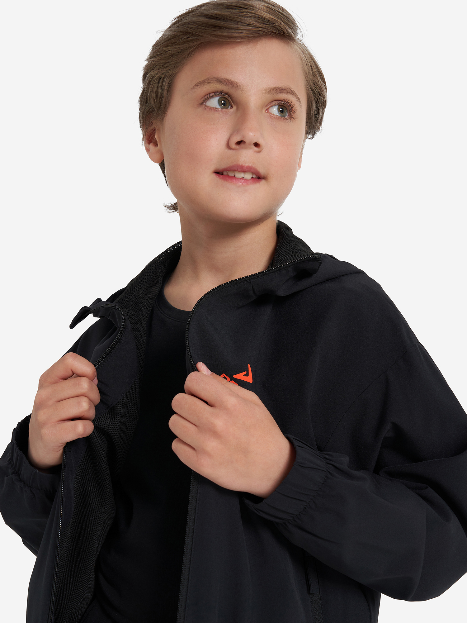 

Ветровка для мальчиков, Черный
