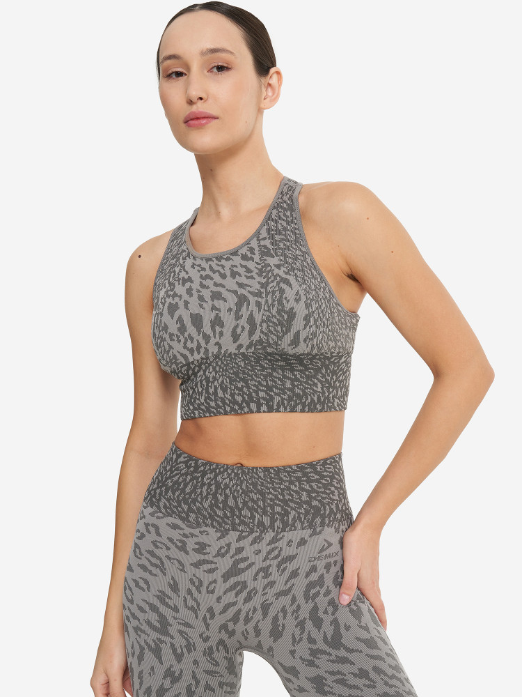 Топ бра спортивный HighFlow Yoga Seamless Longline - фото 1