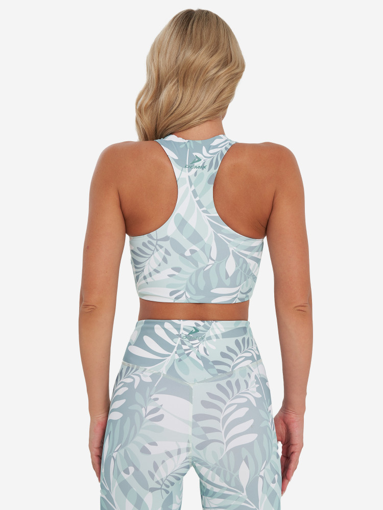 Топ бра спортивный HighFlow Yoga Longline Gfx - фото 3