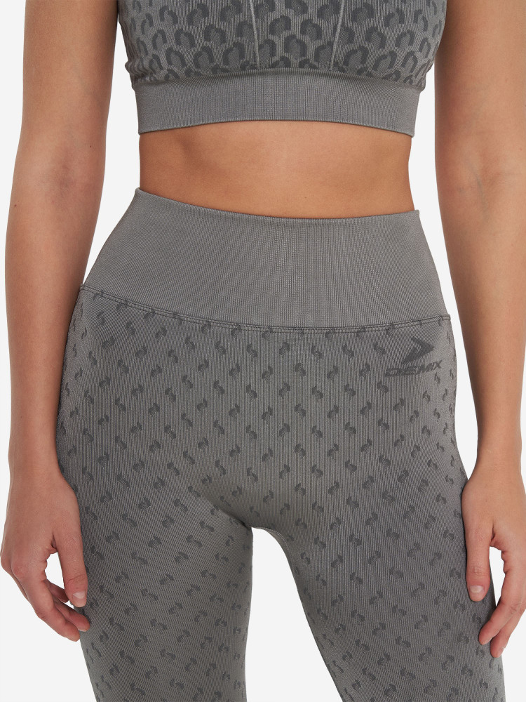 Легинсы женские HighFlow Yoga Seamless Gfx - фото 9