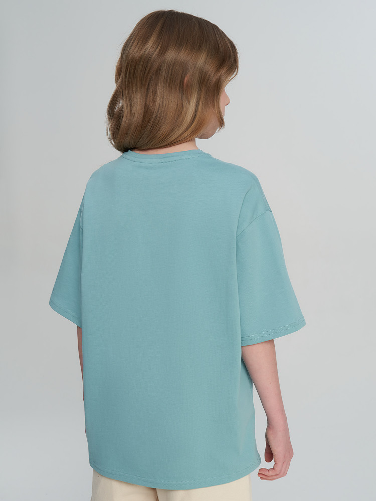 Футболка для девочек оверсайз - фото 3
