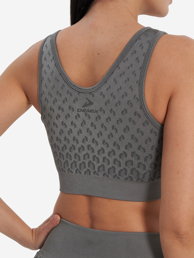 Топ бра спортивный HighFlow Seamless Longline - фото 6