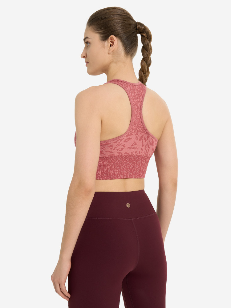 Топ бра спортивный HighFlow Yoga Seamless Longline - фото 3