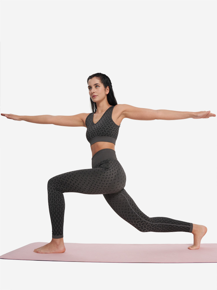 Легинсы женские HighFlow Yoga Seamless Gfx - фото 5