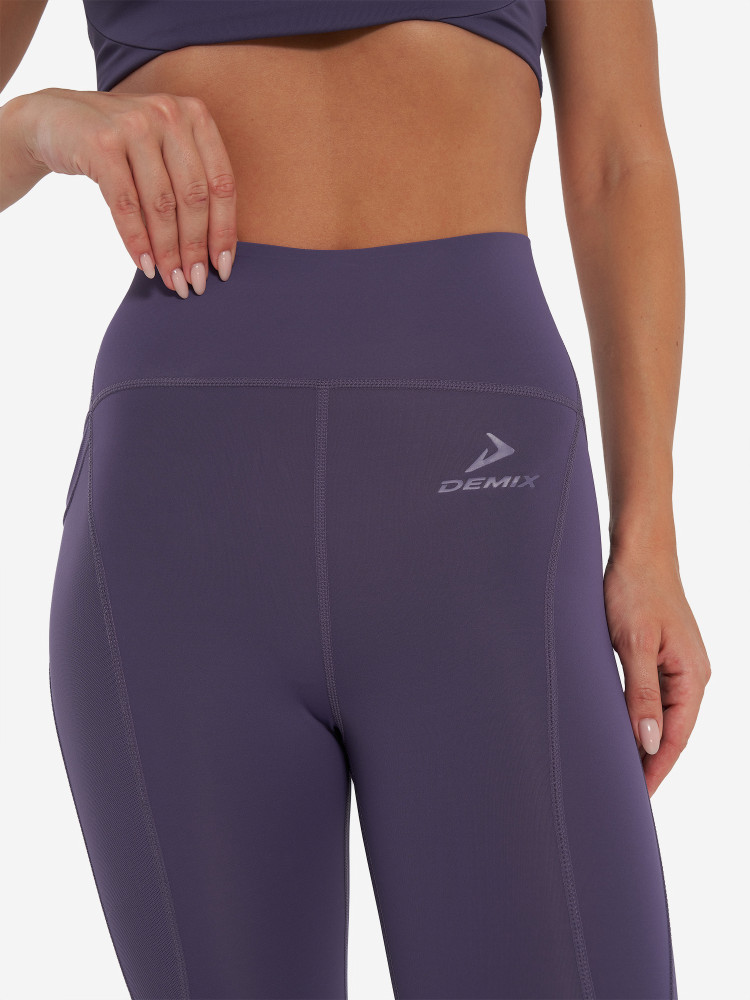 Легинсы женские MuseFit Gym Blackout - фото 10