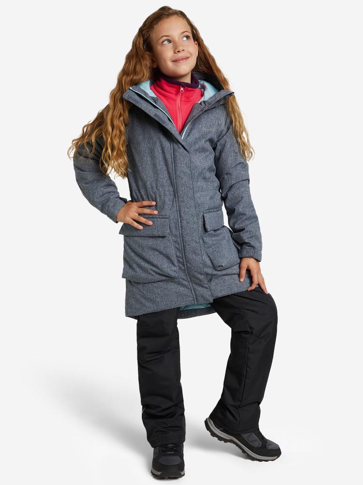 Куртка утепленная для девочек - фото 3