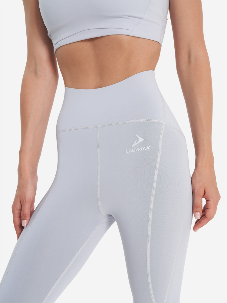 Легинсы женские MuseFit Gym Blackout - фото 10