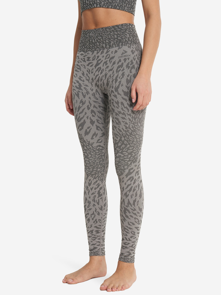 Легинсы женские HighFlow Yoga Seamless Gfx - фото 4