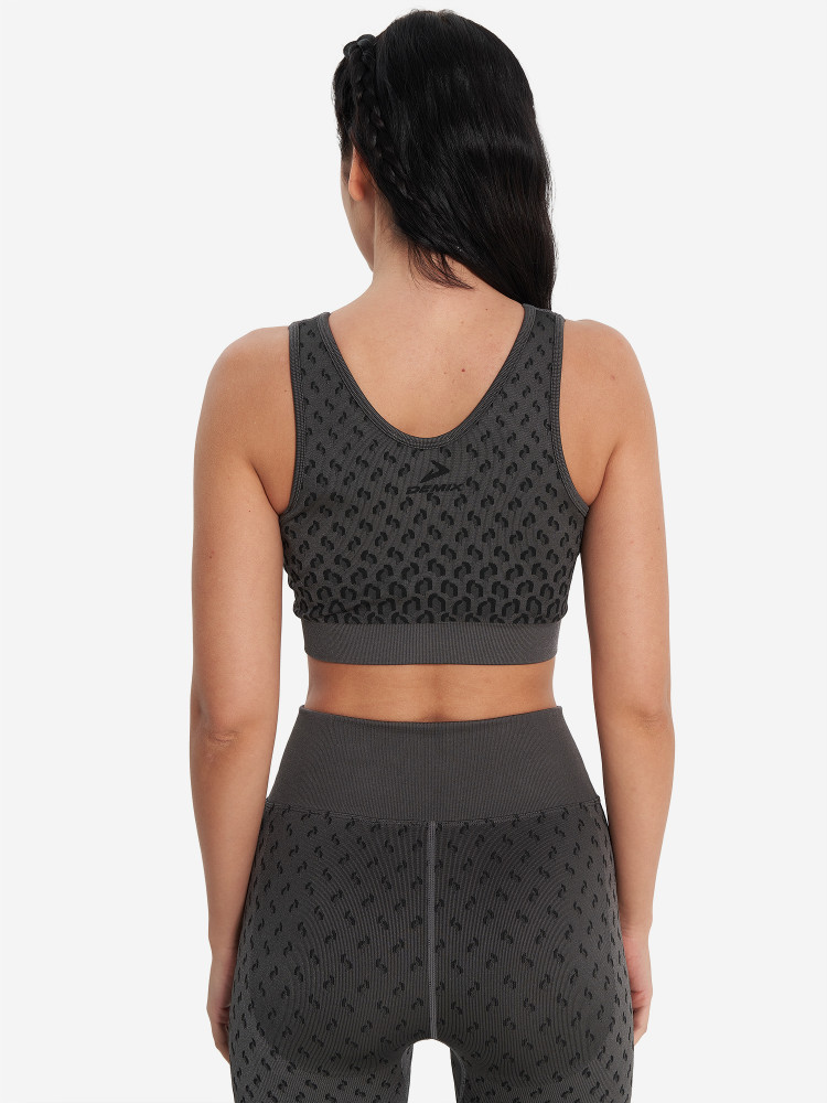 Топ бра спортивный HighFlow Seamless Longline - фото 3