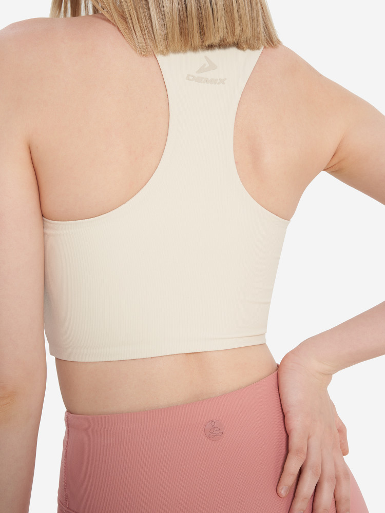 Топ бра спортивный HighFlow Yoga Longline - фото 6