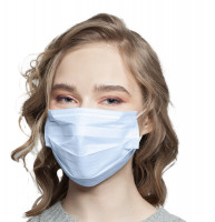 белый/голубой