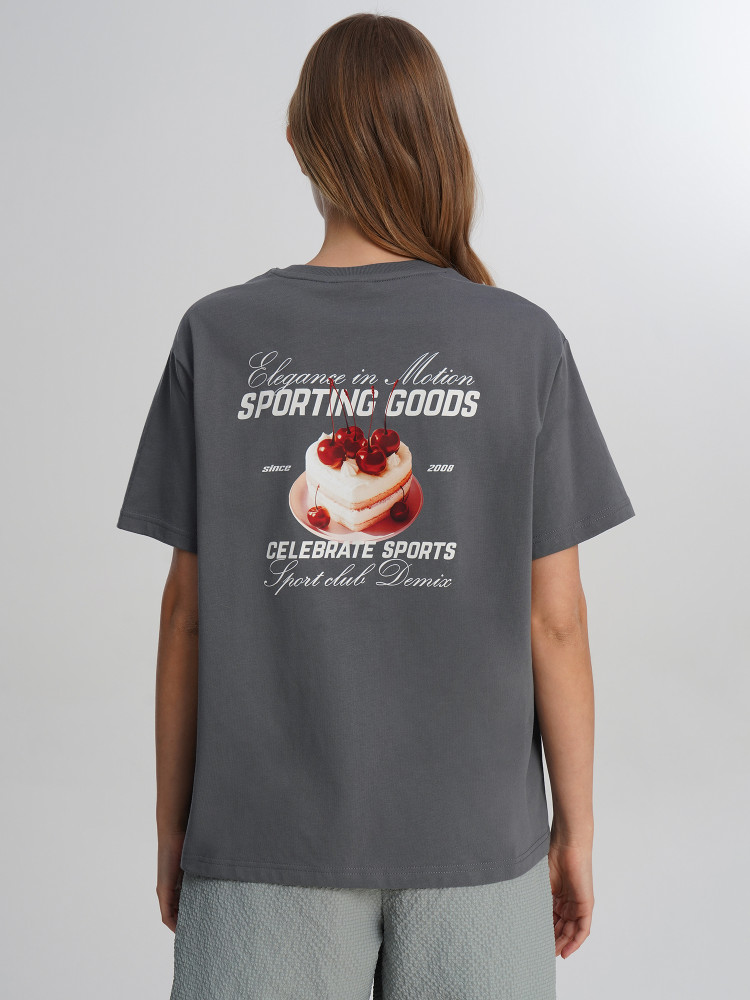 Футболка женская оверсайз - фото 3