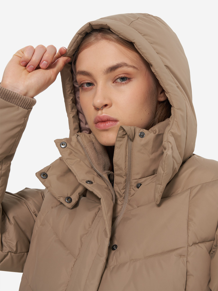 Пальто утепленное женское - фото 5