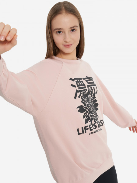 Свитшот для девочек оверсайз
