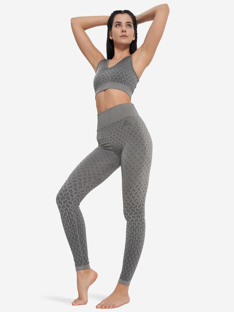 Легинсы женские HighFlow Yoga Seamless Gfx - фото 5