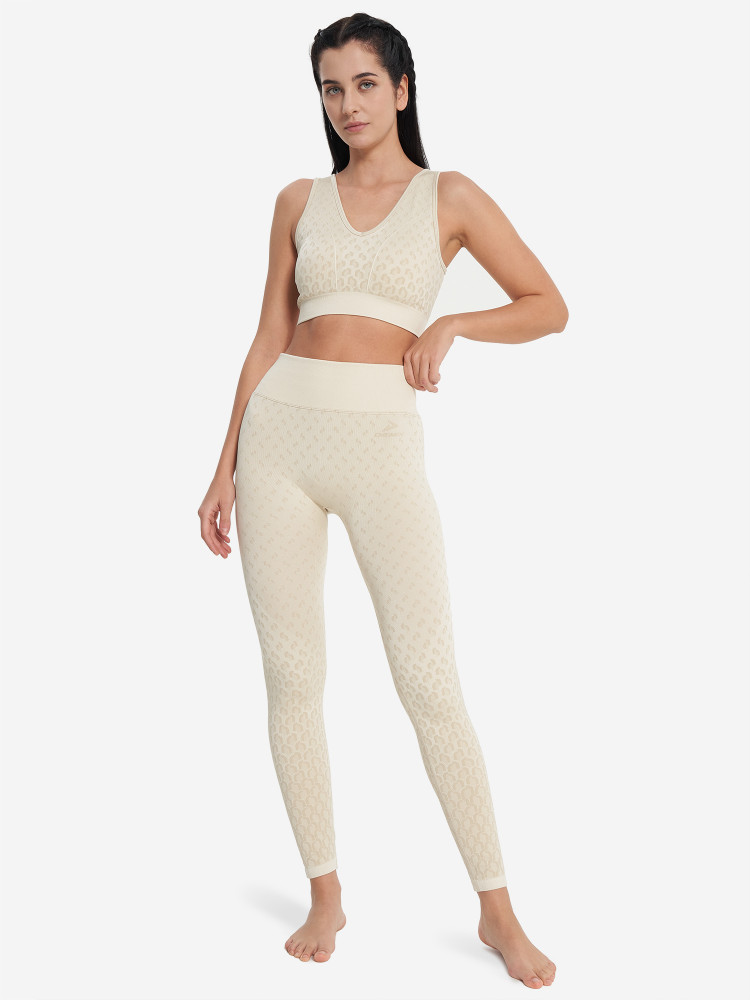 Легинсы женские HighFlow Yoga Seamless Gfx - фото 4