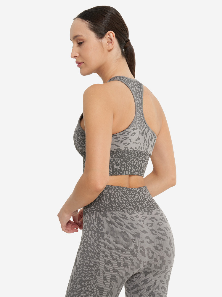Топ бра спортивный HighFlow Yoga Seamless Longline - фото 3