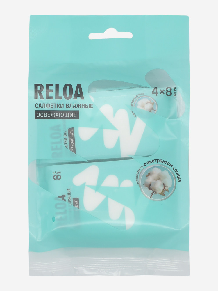Салфетки дезинфицирующие для рук Reloa - фото 1