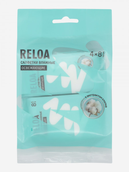 Салфетки дезинфицирующие для рук Reloa