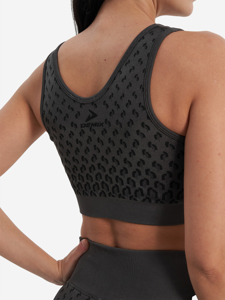 Топ бра спортивный HighFlow Seamless Longline - фото 7