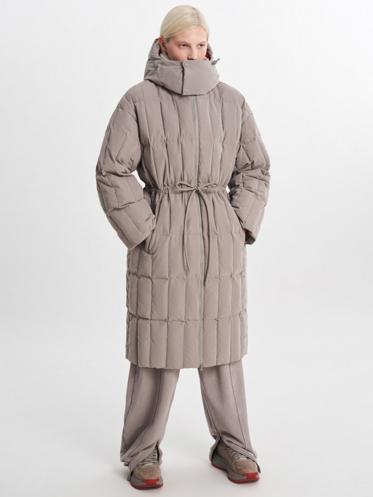 Пуховик женский оверсайз Demix x AYTΛO - фото 3