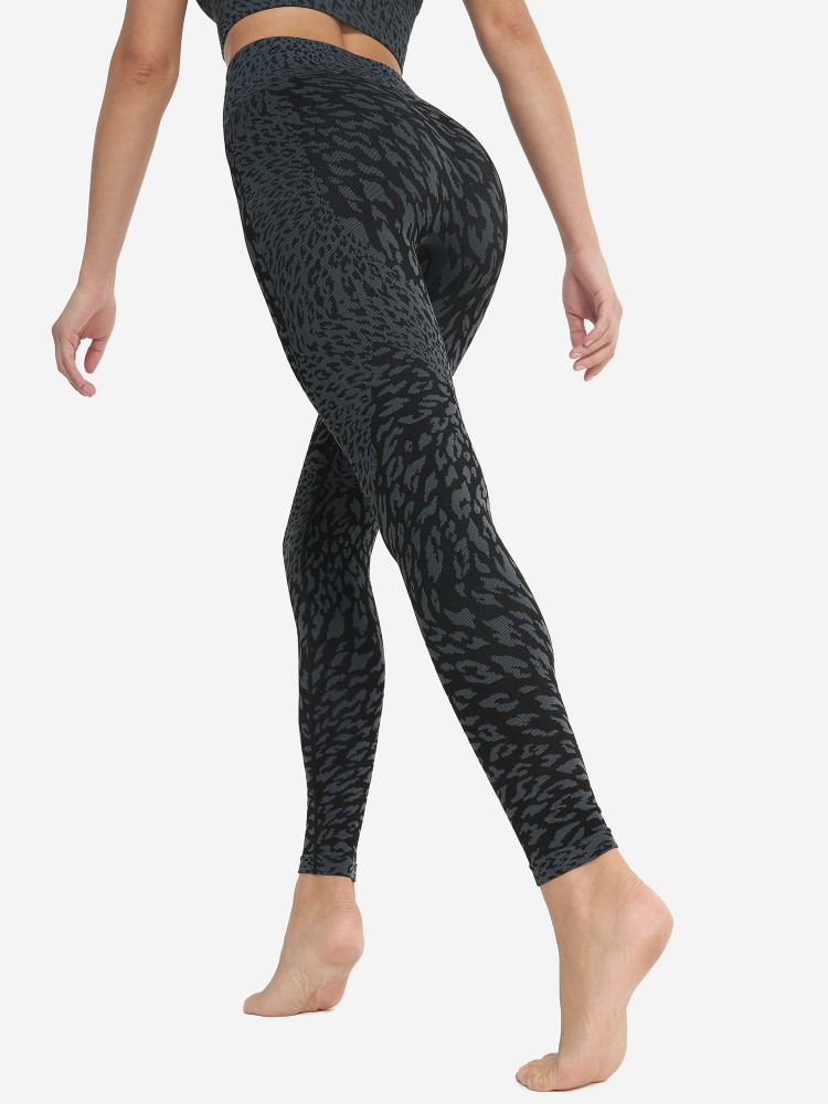 Легинсы женские HighFlow Yoga Seamless Gfx - фото 5