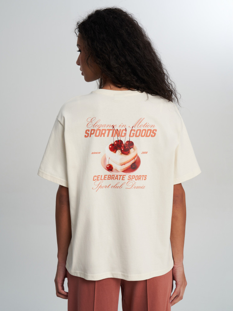 Футболка женская оверсайз - фото 3