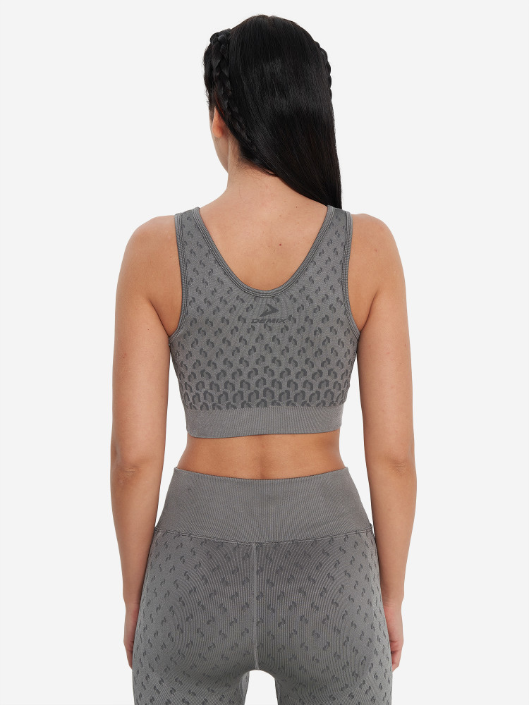 Топ бра спортивный HighFlow Seamless Longline - фото 3