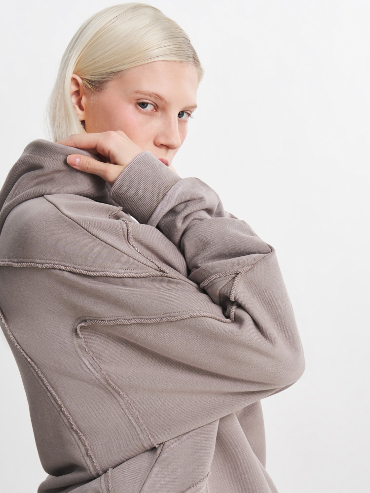 Толстовка женская оверсайз Demix x AYTΛO - фото 4