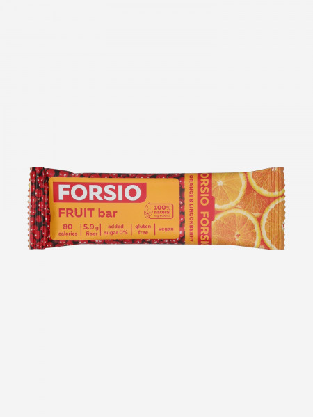 Протеиновый батончик FORSIO абрикосовый с апельсином и брусникой, 30 г