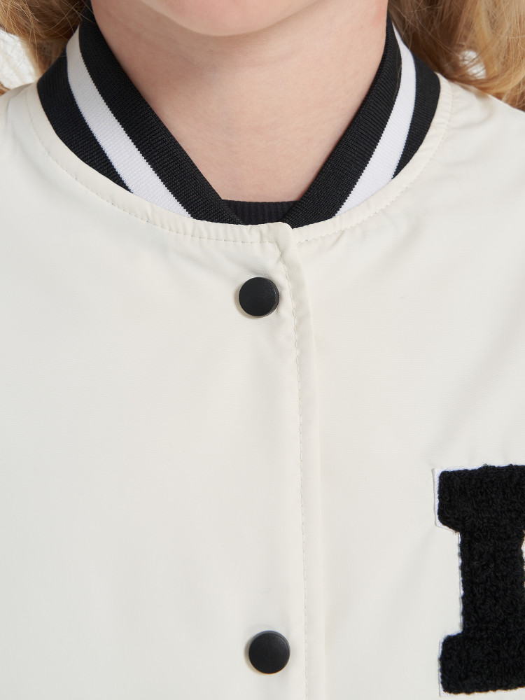 Куртка утепленная для девочек оверсайз - фото 6