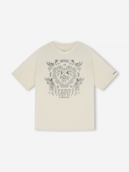 Футболка для девочек оверсайз