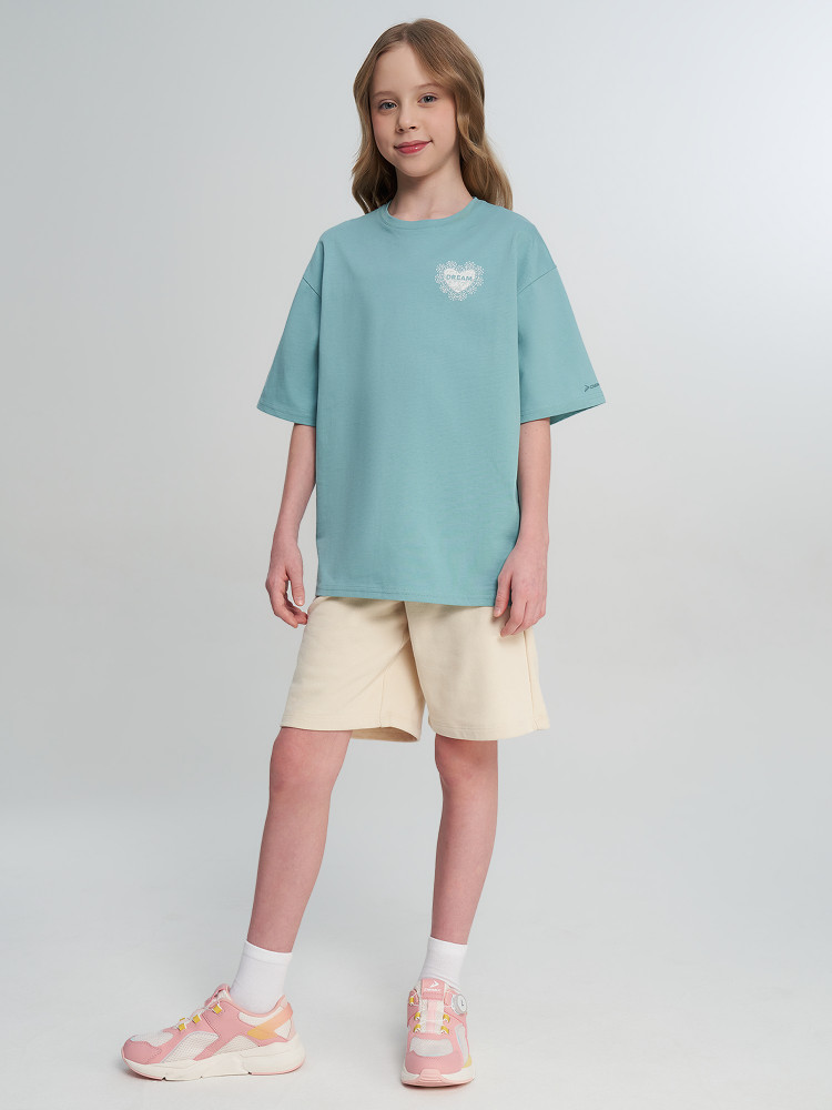 Футболка для девочек оверсайз - фото 5