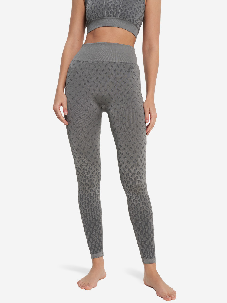 Легинсы женские HighFlow Yoga Seamless Gfx - фото 3