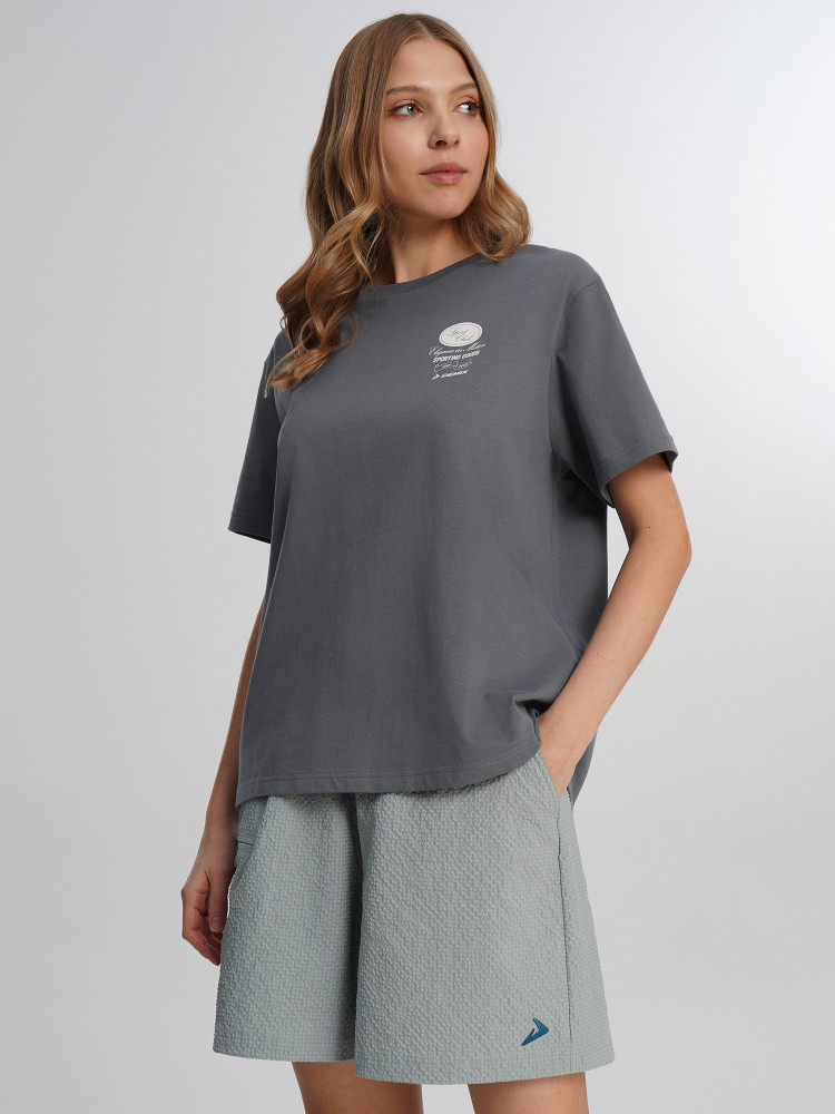 Футболка женская оверсайз - фото 1