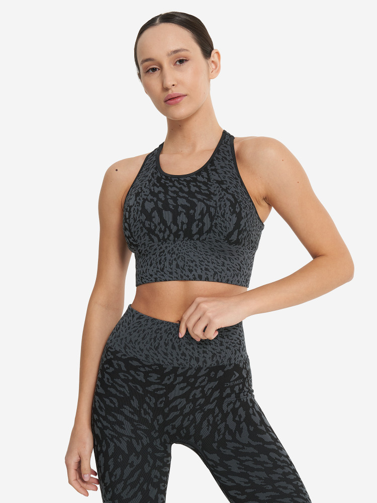 Топ бра спортивный HighFlow Yoga Seamless Longline - фото 2